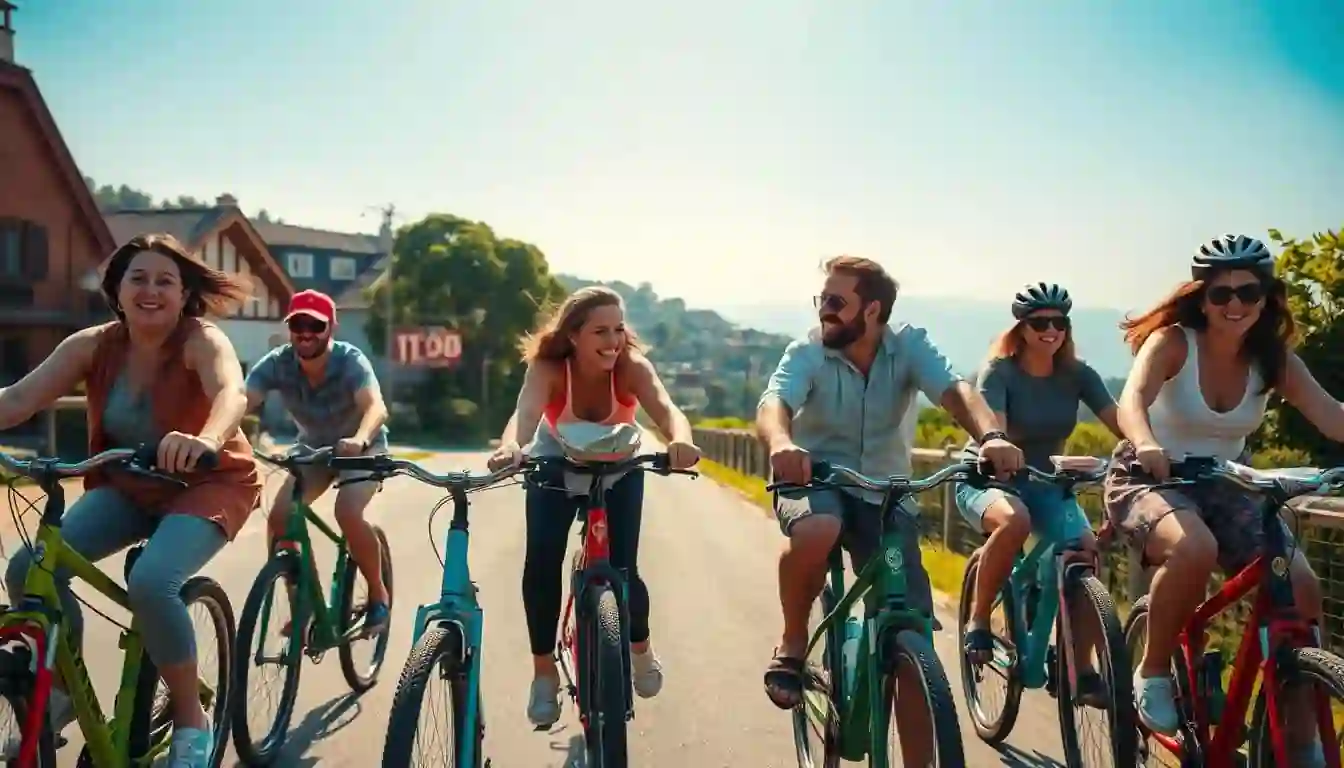 Salidas en bici con amigos sin gastar mucho