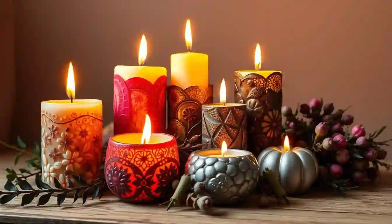 Cómo hacer velas decorativas artesanales